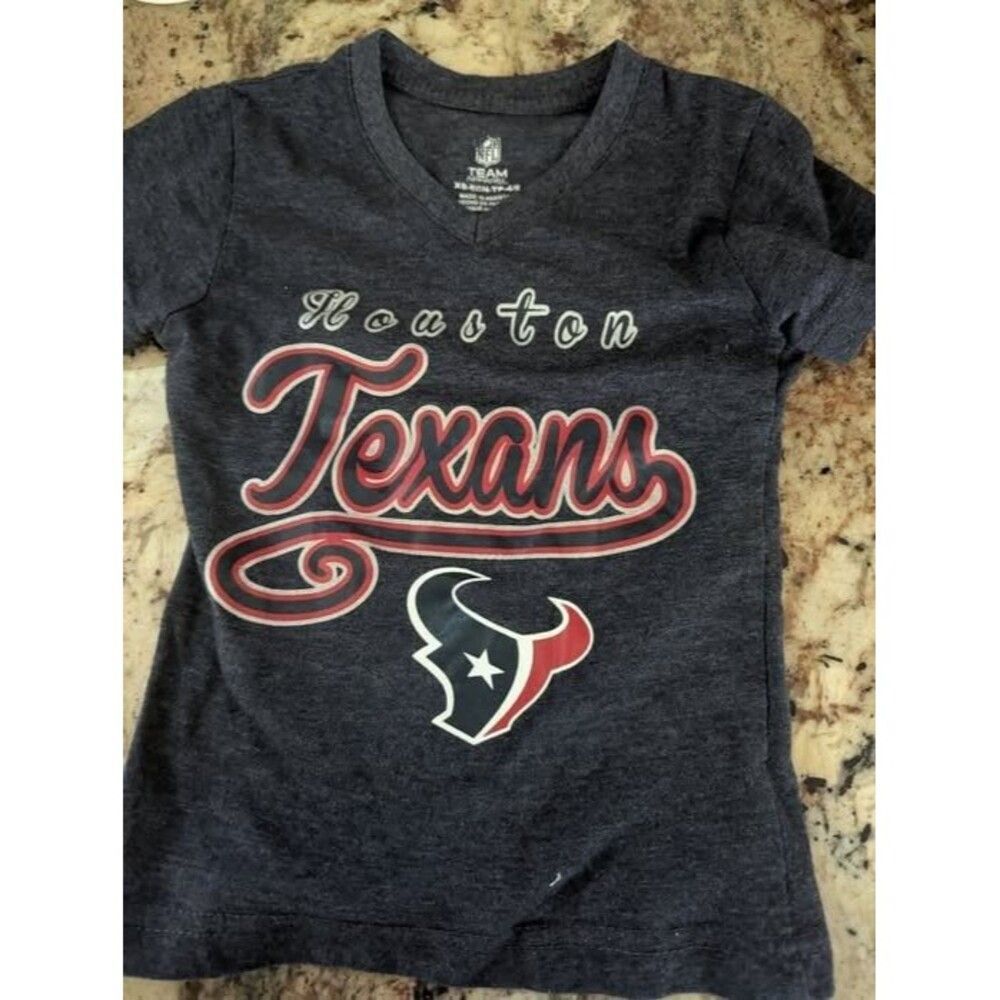 Girls Houston Texans t-shirt size 4/5 like new XS
